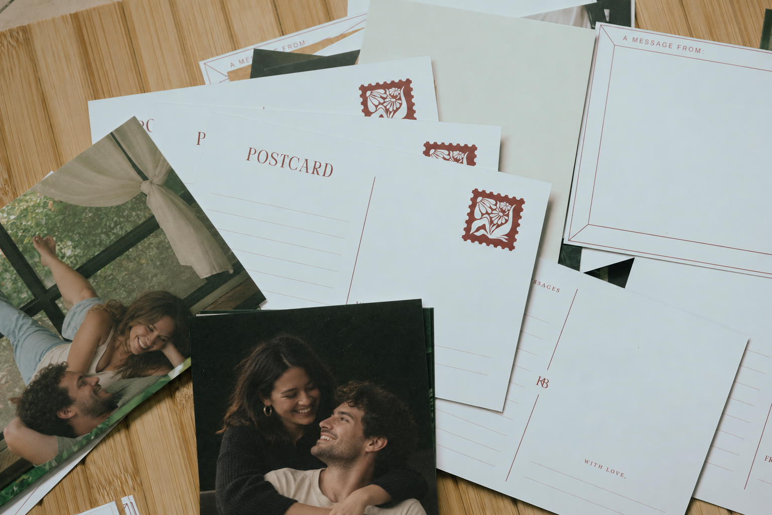Custom Flashbox photo postcards